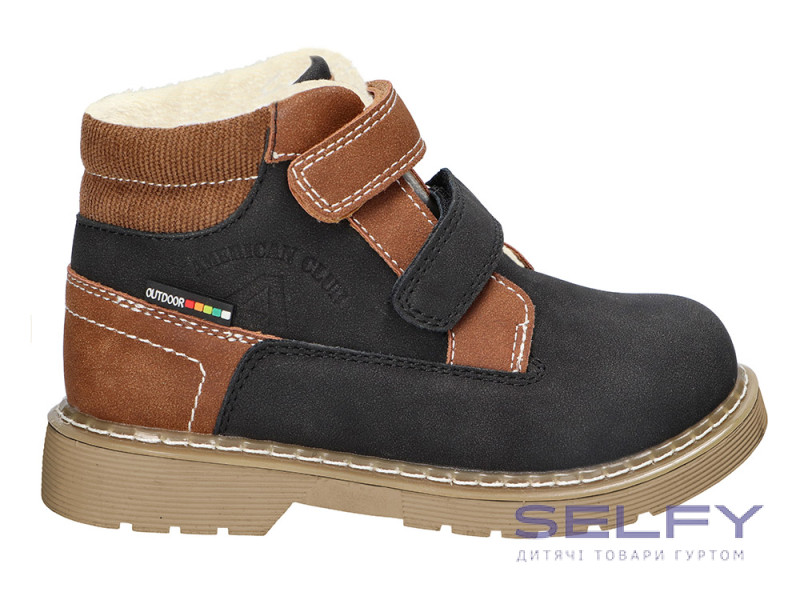 Ботинки American Club ES 143/23 черный 30-34 (702/23), Фото 1