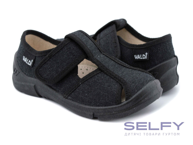 Paolo 29 розмір, чорний, чорна підошва, Фото 1