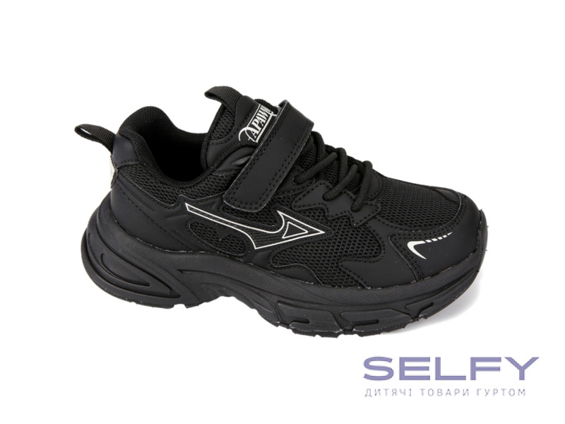 Кросівки дитячі Apawwa ABC2343P black 32-37, Фото 1