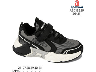 Кроссовки детские Apawwa ABC1882P grey 26-31