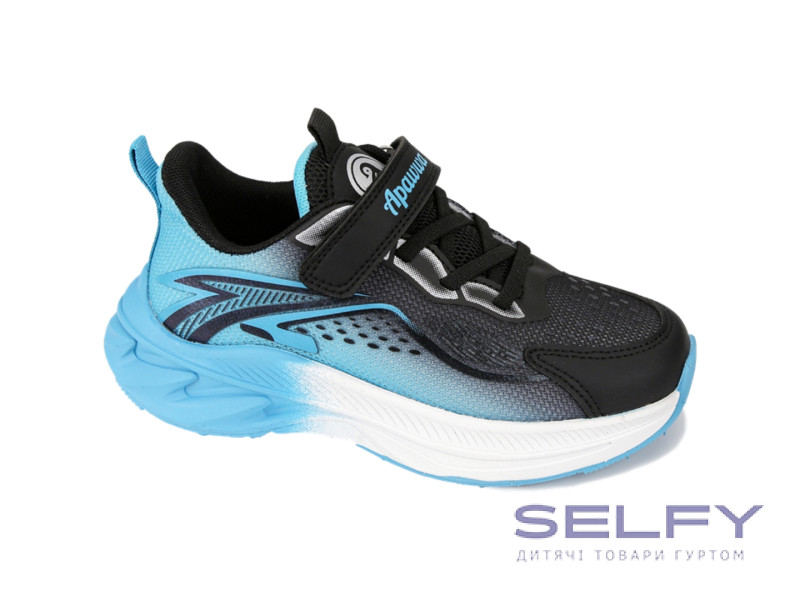 Кросівки дитячі Apawwa ABC1873P black-blue 32-37, Фото 1