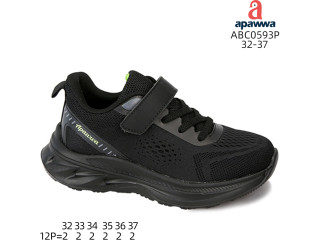 Кроссовки детские Apawwa ABC0593P black-b 32-37