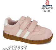 Кроссовки детские Apawwa ABC0351P pink 20-25