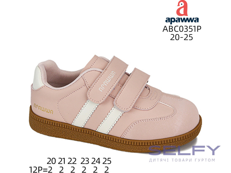 Кроссовки детские Apawwa ABC0351P pink 20-25, Фото 1