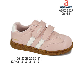 Кроссовки детские Apawwa ABC0352P pink 26-31