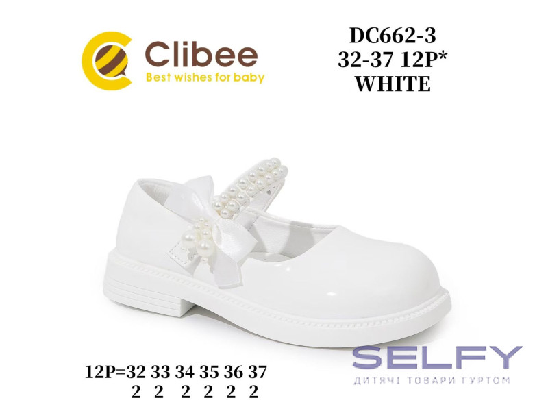 Туфлі Clibee DC662-3 white 32-37, Фото 1