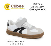 Кросівки дитячі Clibee EC679-2 grey-black 31-36