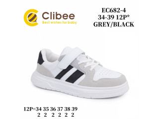 Кросівки дитячі Clibee EC682-4 grey-black 34-39