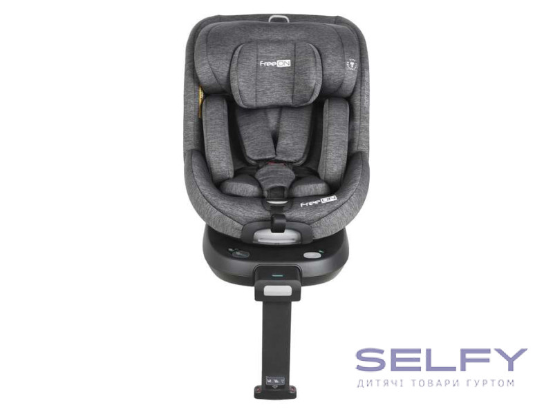 Автокресло FreeON LOTUS поворотность 360° i-size 40-125 см серый, Фото 1