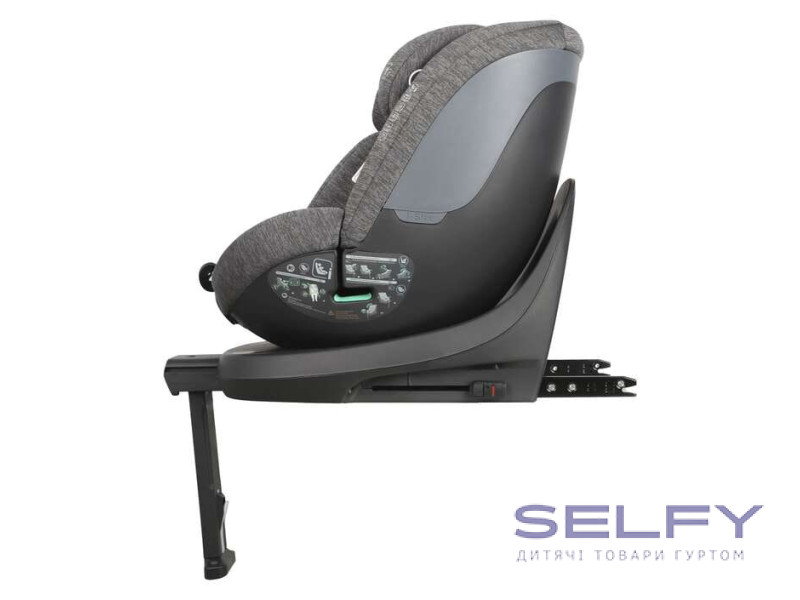 Автокресло FreeON LOTUS поворотность 360° i-size 40-125 см серый, Фото 4