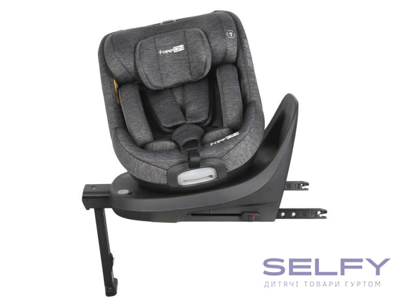 Автокрісло FreeON LOTUS поворотність 360°  i-size 40-125 см, сірий, Фото 6