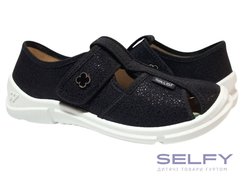 Paola 31 розмір, чорна, брошка квітка, Фото 1