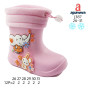 Резиновые сапоги детские Apawwa J387 pink 26-31
