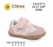 Кросівки дитячі Clibee LA1157-1 pink 23-27