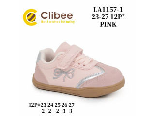 Кросівки дитячі Clibee LA1157-1 pink 23-27