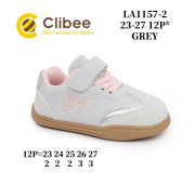 Кросівки дитячі Clibee LA1157-2 grey 23-27