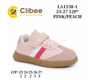 Кросівки дитячі Clibee LA1158-1 pink-peach 23-27