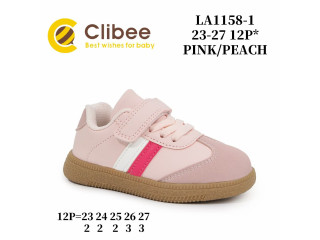 Кросівки дитячі Clibee LA1158-1 pink-peach 23-27