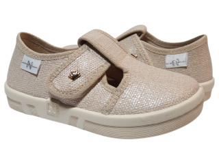 Merry 26-32 бежева, бежева підошва