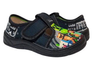 Гріша 24-30 чорний. чорна підошва, minecraft