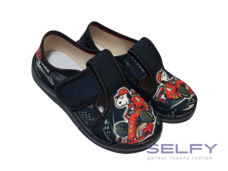 Гриша 24-30 черный. черная подошва, Snoopy, Фото 3