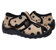 Маша 21-27 бежева, чорна підошва, dog по-розмірно