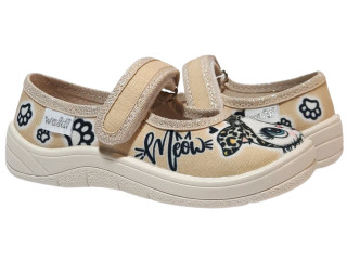 Аліна 24-30 пісочна, бежева підошва, котик