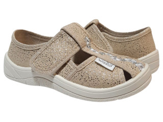 Маша 24-30 пісочна, бежева підошва, квіти