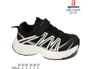 Кросівки дитячі Apawwa ABC2334P black 32-37