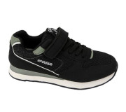 Кроссовки детские Apawwa ABC1923P black 32-37