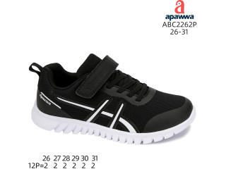Кросівки дитячі Apawwa ABC2262P black-white 26-31