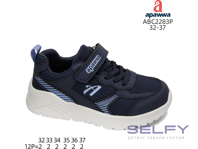 Кроссовки детские Apawwa ABC2283P navy 32-37, Фото 1