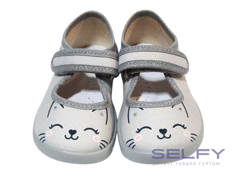 Ketty 20-25 сіра, сіра підошва, котик, Фото 3