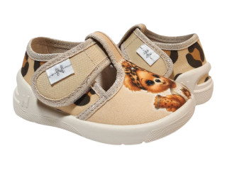 Jully 20-25 бежева, бежева підошва, ведмедик