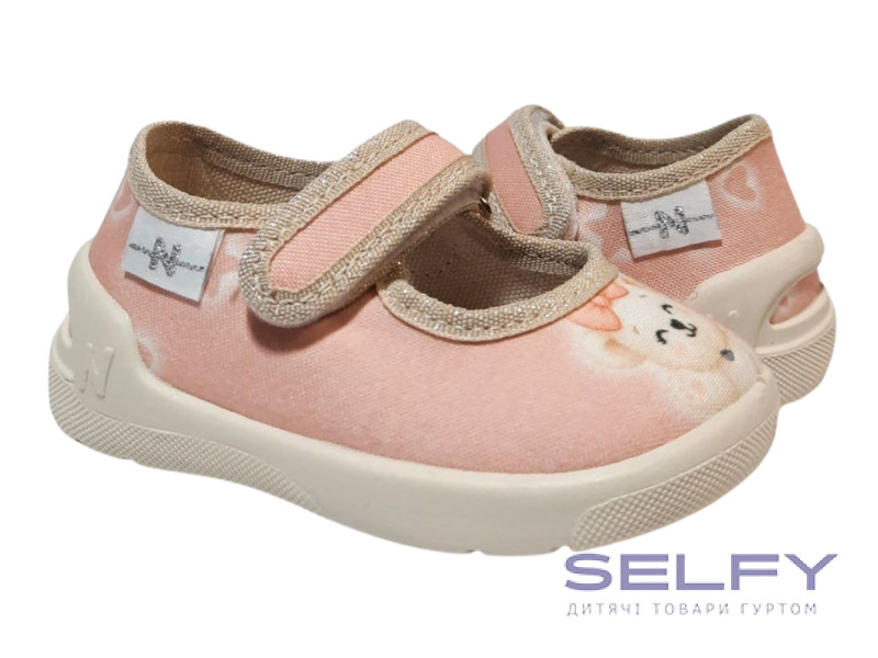 Ketty 20-25 рожева, бежева підошва, милий ведмедик, Фото 1