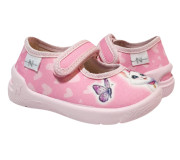 Ketty 20-25 рожева, рожева підошва, котик з метеликом