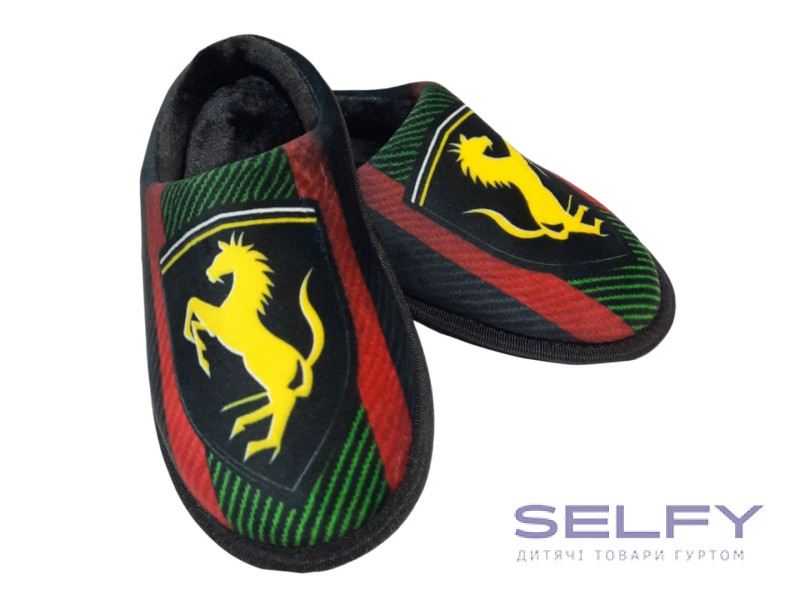 Тапочки Memory Waldi Home 28-37 чорні, Феррарі, Фото 3