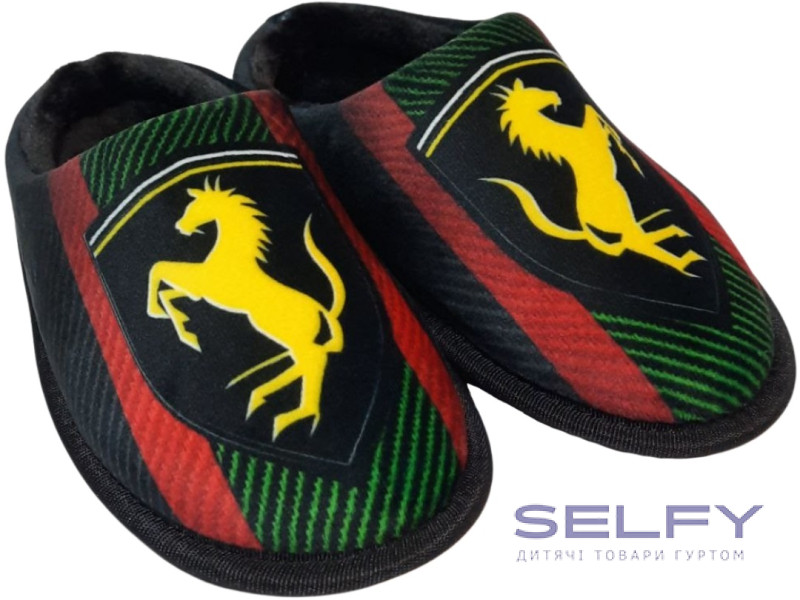 Тапочки Memory Waldi Home 28-37 чорні, Феррарі, Фото 1