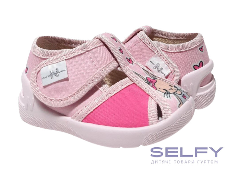 Merlin 20-25 розовый, розовая подошва, зайчик, Фото 1