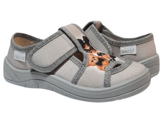 Міла 24-30 сіра, сіра підошва, дівчина з собачками