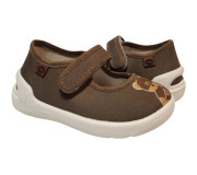 Denny 21-25 коричневий, бежева підошва, ведмедик