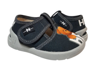 Romeo 20-25 сірий, сіра підошва, ведмедик hey