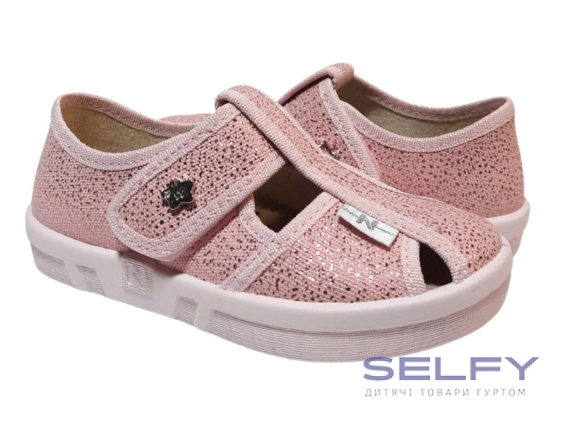 Merlin 26-32 рожева, рожева підошва, брошка зірка, Фото 1