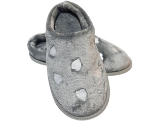 Тапочки N3 Memory Waldi Home 30-37 сірі, сердечка