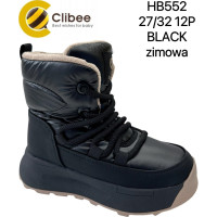 Черевики зимові Clibee HB552 black 27-32