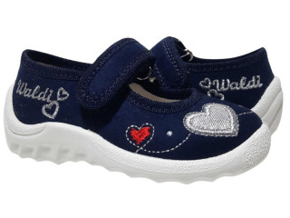 Катя 21-27 синяя, сердце по-размерно