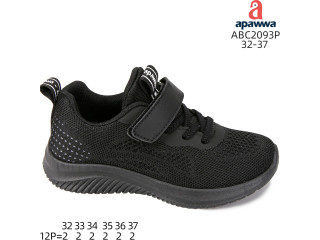 Кроссовки Apawwa ABC2093P black-b 32-37