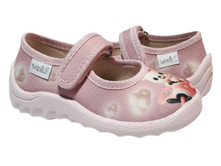 Катя 21-27 рожева, рожева підошва, ведмедик