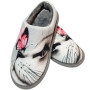 Тапочки Memory Waldi Home 30-37 сіра, котик