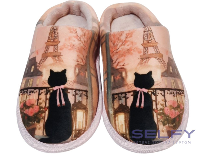 Тапочки Memory Waldi Home 30-37 рожева, Париж, Фото 1